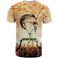 Bayard Rustin T shirt with Radical Nonviolence Design Protest Crowd and Courage Civil Rights Tribute - Wonder Print Shop