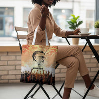 Bayard Rustin Tote Bag with Radical Nonviolence Design Protest Crowd and Courage Civil Rights Tribute - Wonder Print Shop