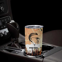 Bayard Rustin Tumbler Cup with Radical Nonviolence Design Protest Crowd and Courage Civil Rights Tribute - Wonder Print Shop