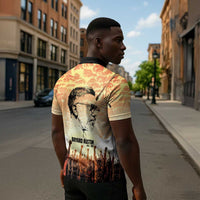 Bayard Rustin Zipper Polo Shirt with Radical Nonviolence Design Protest Crowd and Courage Civil Rights Tribute - Wonder Print Shop
