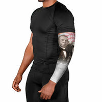 Booker T. Washington Arm Sleeves Halftone Portrait Design Tilling a Field Quote Historical Civil Rights Tribute - Wonder Print Shop