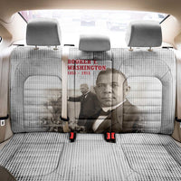 Booker T. Washington Back Car Seat Cover Halftone Portrait Design Tilling a Field Quote Historical Civil Rights Tribute - Wonder Print Shop