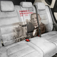 Booker T. Washington Back Car Seat Cover Halftone Portrait Design Tilling a Field Quote Historical Civil Rights Tribute - Wonder Print Shop