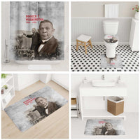 Booker T. Washington Bathroom Set Halftone Portrait Design Tilling a Field Quote Historical Civil Rights Tribute - Wonder Print Shop