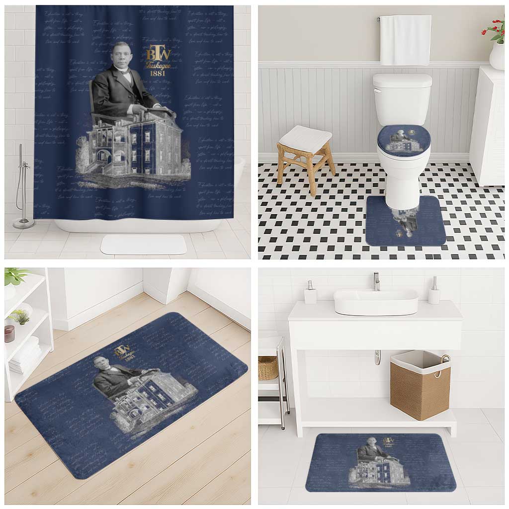 Booker T. Washington Bathroom Set Tuskegee Institute Design Educational Legacy 1881 Historic Tribute - Wonder Print Shop