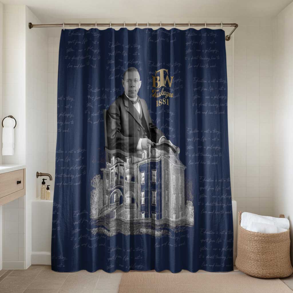 Booker T. Washington Bathroom Set Tuskegee Institute Design Educational Legacy 1881 Historic Tribute - Wonder Print Shop