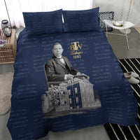 Booker T. Washington Bedding Set Tuskegee Institute Design Educational Legacy 1881 Historic Tribute - Wonder Print Shop