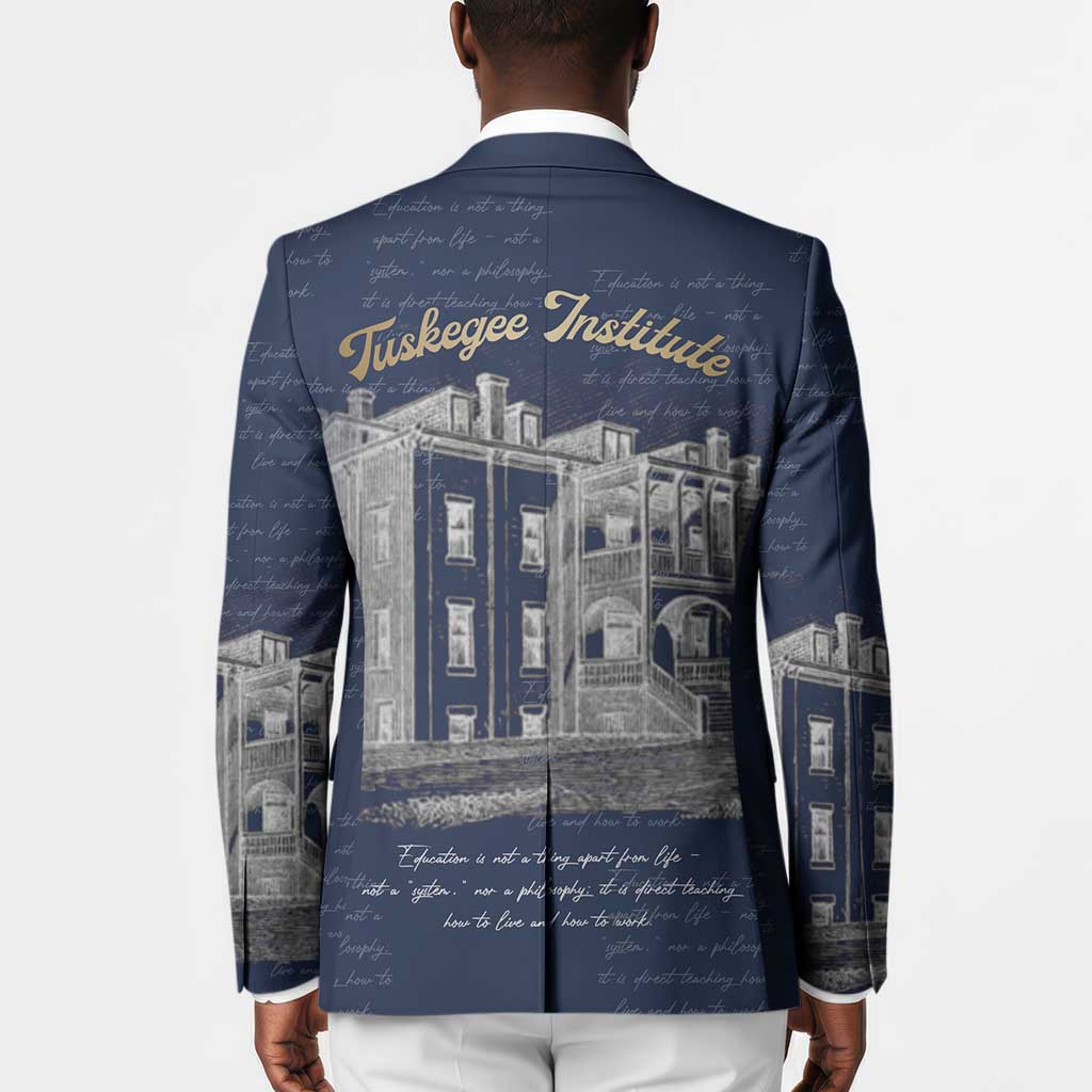 Booker T. Washington Blazer Tuskegee Institute Design Educational Legacy 1881 Historic Tribute - Wonder Print Shop