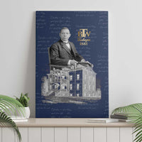 Booker T. Washington Canvas Wall Art Tuskegee Institute Design Educational Legacy 1881 Historic Tribute - Wonder Print Shop