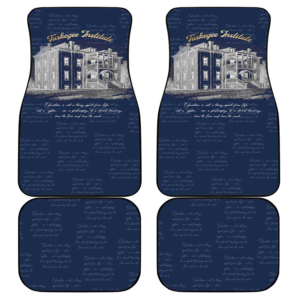 Booker T. Washington Car Mats Tuskegee Institute Design Educational Legacy 1881 Historic Tribute - Wonder Print Shop