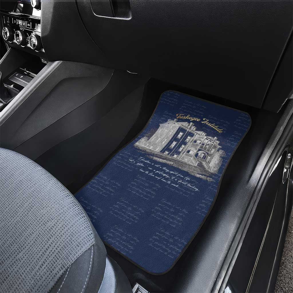 Booker T. Washington Car Mats Tuskegee Institute Design Educational Legacy 1881 Historic Tribute - Wonder Print Shop