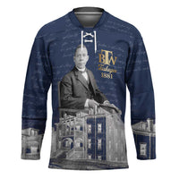 Booker T. Washington Hockey Jersey Tuskegee Institute Design Educational Legacy 1881 Historic Tribute - Wonder Print Shop