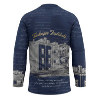 Booker T. Washington Hockey Jersey Tuskegee Institute Design Educational Legacy 1881 Historic Tribute - Wonder Print Shop
