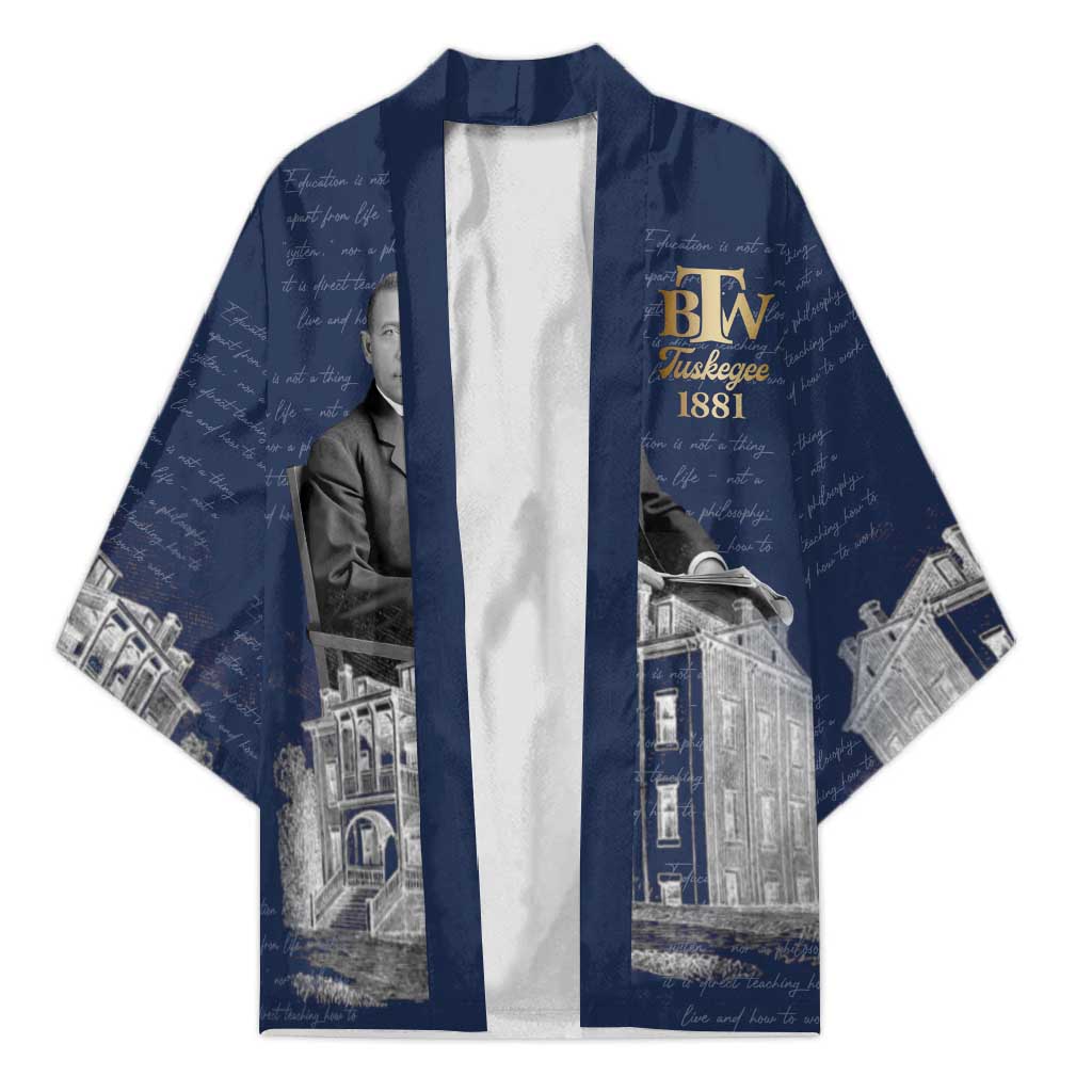 Booker T. Washington Kimono Tuskegee Institute Design Educational Legacy 1881 Historic Tribute - Wonder Print Shop