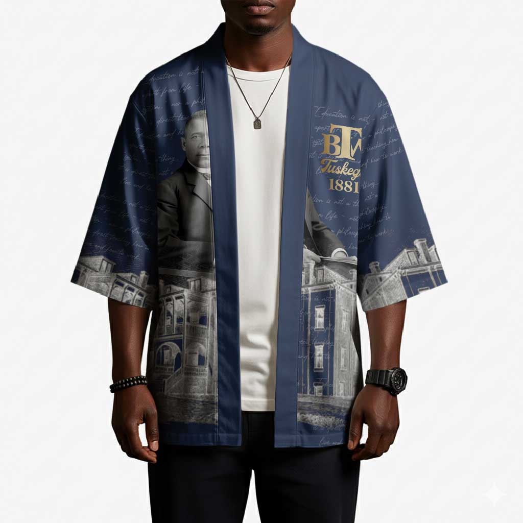 Booker T. Washington Kimono Tuskegee Institute Design Educational Legacy 1881 Historic Tribute - Wonder Print Shop