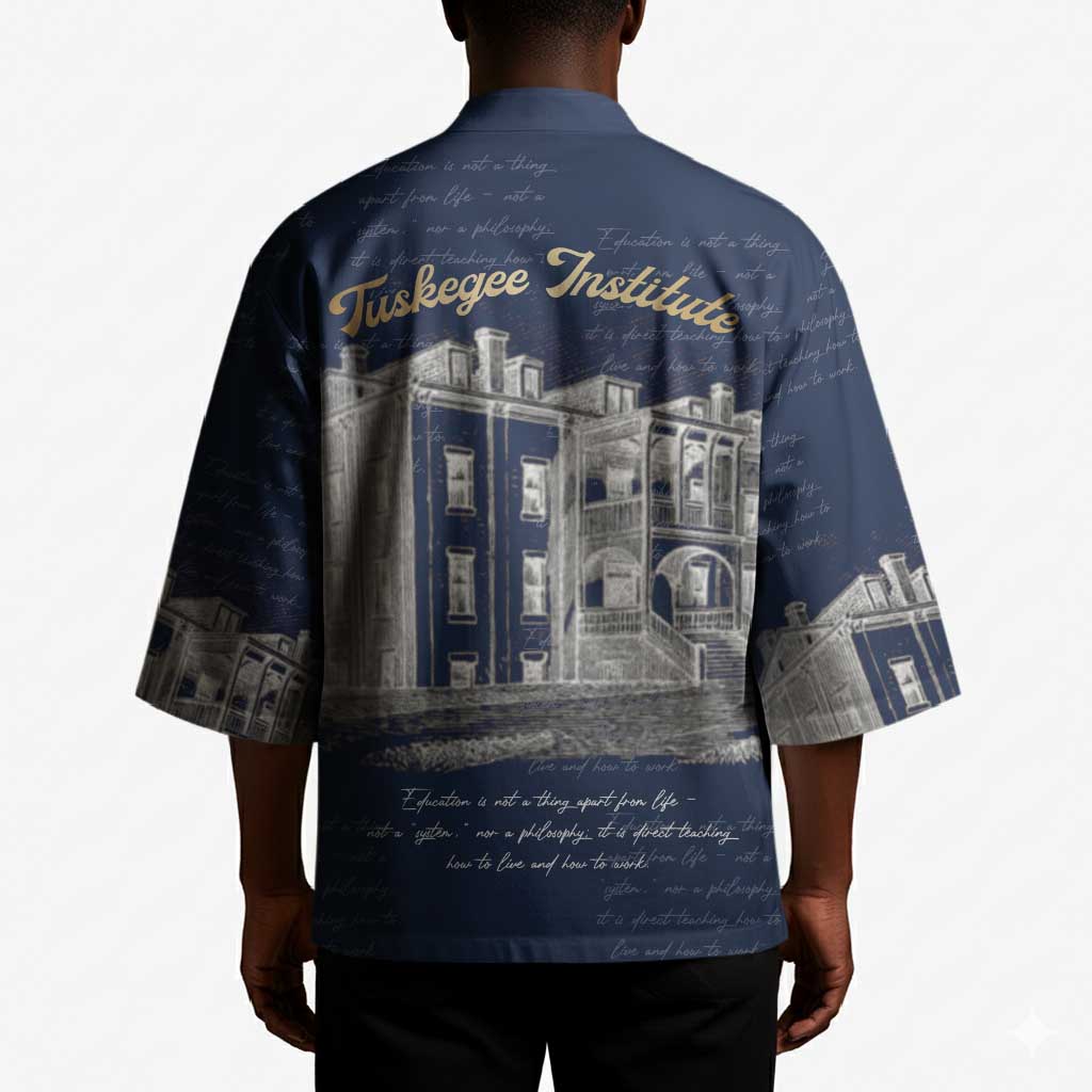 Booker T. Washington Kimono Tuskegee Institute Design Educational Legacy 1881 Historic Tribute - Wonder Print Shop