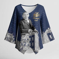 Booker T. Washington Kimono Sleeve Blouse Tuskegee Institute Design Educational Legacy 1881 Historic Tribute - Wonder Print Shop