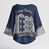 Booker T. Washington Kimono Sleeve Blouse Tuskegee Institute Design Educational Legacy 1881 Historic Tribute - Wonder Print Shop