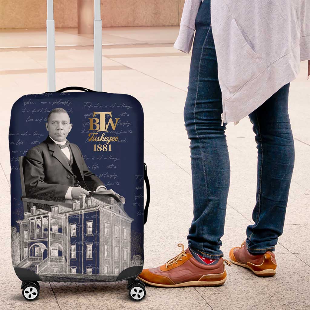 Booker T. Washington Luggage Cover Tuskegee Institute Design Educational Legacy 1881 Historic Tribute - Wonder Print Shop