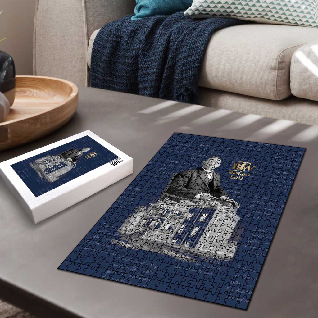 Booker T. Washington Puzzle Tuskegee Institute Design Educational Legacy 1881 Historic Tribute - Wonder Print Shop