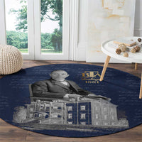 Booker T. Washington Round Carpet Tuskegee Institute Design Educational Legacy 1881 Historic Tribute - Wonder Print Shop