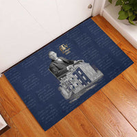 Booker T. Washington Rubber Doormat Tuskegee Institute Design Educational Legacy 1881 Historic Tribute - Wonder Print Shop