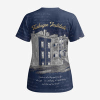Booker T. Washington Scrub Top Tuskegee Institute Design Educational Legacy 1881 Historic Tribute - Wonder Print Shop