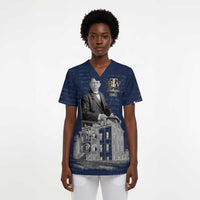 Booker T. Washington Scrub Top Tuskegee Institute Design Educational Legacy 1881 Historic Tribute - Wonder Print Shop
