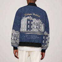 Booker T. Washington Sleeve Zip Bomber Jacket Tuskegee Institute Design Educational Legacy 1881 Historic Tribute - Wonder Print Shop