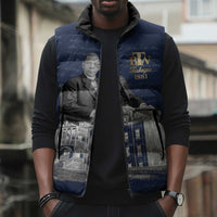 Booker T. Washington Sleeveless Puffer Jacket Tuskegee Institute Design Educational Legacy 1881 Historic Tribute - Wonder Print Shop