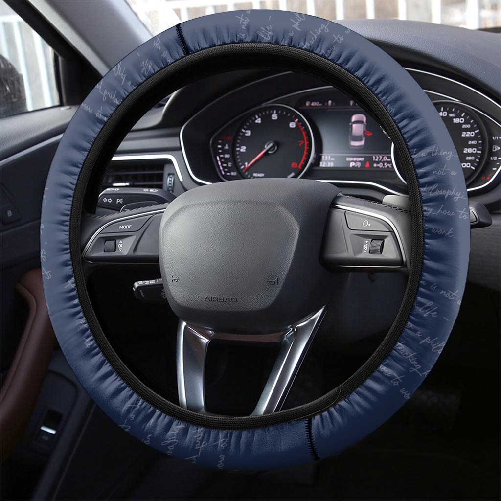 Booker T. Washington Steering Wheel Cover Tuskegee Institute Design Educational Legacy 1881 Historic Tribute - Wonder Print Shop