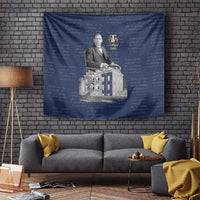 Booker T. Washington Tapestry Tuskegee Institute Design Educational Legacy 1881 Historic Tribute - Wonder Print Shop