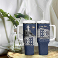 Booker T. Washington Tumbler With Handle Tuskegee Institute Design Educational Legacy 1881 Historic Tribute - Wonder Print Shop