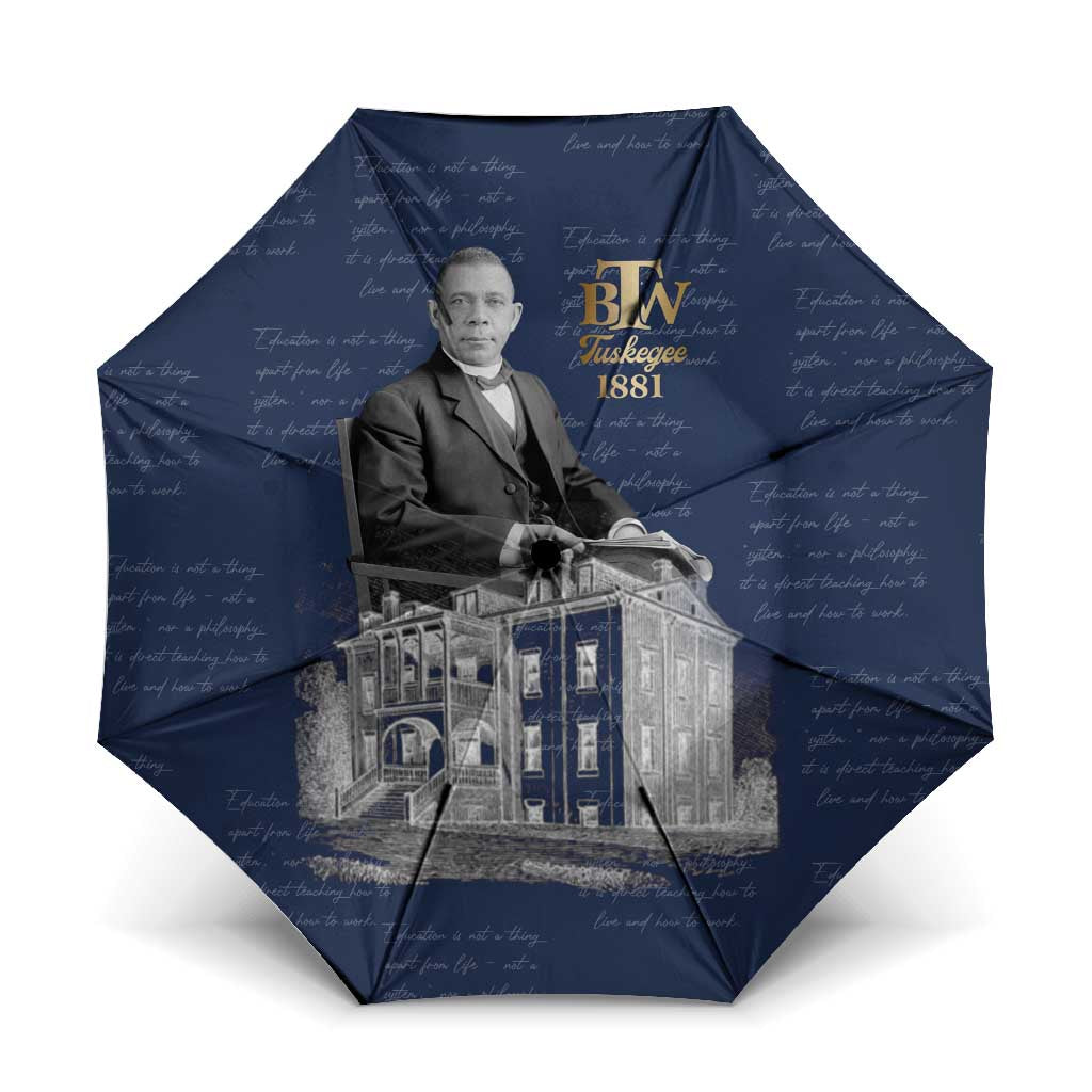 Booker T. Washington Umbrella Tuskegee Institute Design Educational Legacy 1881 Historic Tribute - Wonder Print Shop