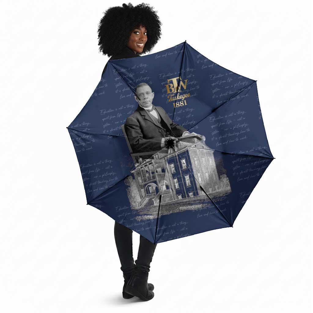 Booker T. Washington Umbrella Tuskegee Institute Design Educational Legacy 1881 Historic Tribute - Wonder Print Shop