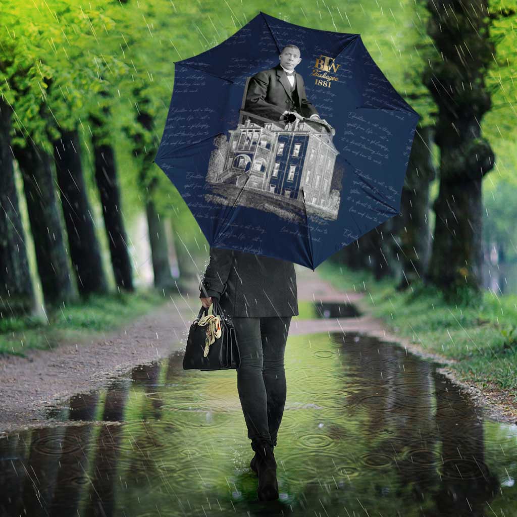 Booker T. Washington Umbrella Tuskegee Institute Design Educational Legacy 1881 Historic Tribute - Wonder Print Shop