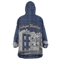 Booker T. Washington Wearable Blanket Hoodie Tuskegee Institute Design Educational Legacy 1881 Historic Tribute - Wonder Print Shop