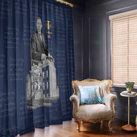Booker T. Washington Window Curtain Tuskegee Institute Design Educational Legacy 1881 Historic Tribute - Wonder Print Shop