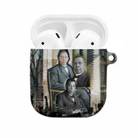 Booker T. Washington AirPods Case Historic Portrait Collage Civil Rights Legacy Educational Pioneer Design - Wonder Print Shop