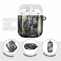 Booker T. Washington AirPods Case Historic Portrait Collage Civil Rights Legacy Educational Pioneer Design - Wonder Print Shop
