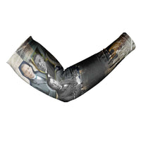 Booker T. Washington Arm Sleeves Historic Portrait Collage Civil Rights Legacy Educational Pioneer Design - Wonder Print Shop