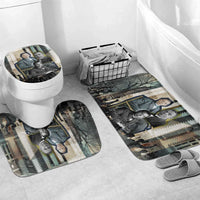 Booker T. Washington Bathroom Set Historic Portrait Collage Civil Rights Legacy Educational Pioneer Design - Wonder Print Shop