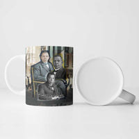 Booker T. Washington Ceramic Mug Historic Portrait Collage Civil Rights Legacy Educational Pioneer Design - Wonder Print Shop