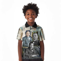 Booker T. Washington Kid Polo Shirt Historic Portrait Collage Civil Rights Legacy Educational Pioneer Design TS04