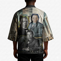 Booker T. Washington Kimono Historic Portrait Collage Civil Rights Legacy Educational Pioneer Design - Wonder Print Shop