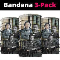 Booker T. Washington Neck Gaiter Historic Portrait Collage Civil Rights Legacy Educational Pioneer Design - Wonder Print Shop