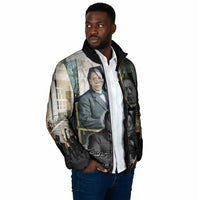 Booker T. Washington Padded Jacket Historic Portrait Collage Civil Rights Legacy Educational Pioneer Design - Wonder Print Shop
