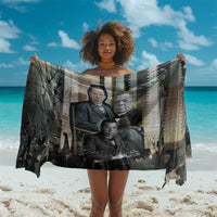 Booker T. Washington Sarong Historic Portrait Collage Civil Rights Legacy Educational Pioneer Design - Wonder Print Shop