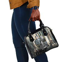Booker T. Washington Shoulder Handbag Historic Portrait Collage Civil Rights Legacy Educational Pioneer Design - Wonder Print Shop