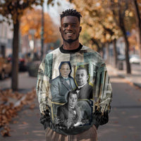 Booker T. Washington Sweatshirt Historic Portrait Collage Civil Rights Legacy Educational Pioneer Design - Wonder Print Shop